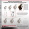 Service Caster 12 Inch Heavy Duty High Temp Phenolic Wheel Caster Swivel 2 Rigid, 4PK SCC-KP92S1230-PHRHT-2-R-2 - alternate 4